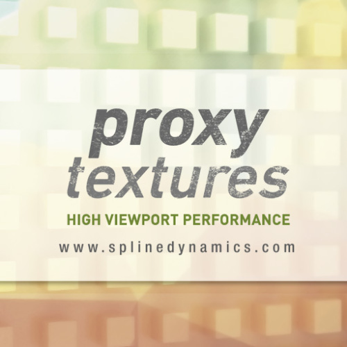 中文版丨代理纹理 ProxyTextures v1.11For 2015+